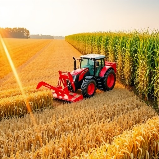 后传式玉米割晒机：高效省力，损耗低，性价比高-绿源新宇生物有机肥官网