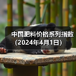 中国肥料价格系列指数（2024年4月1日）（图1）