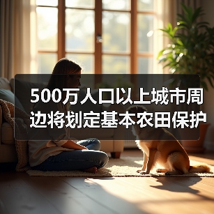 500万人口以上城市周边将划定基本农田保护红...(图3) 500万人口以上城市周边将划定基本农田保护红...(图3)