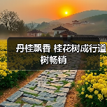 丹桂飘香 桂花树成行道树畅销（图1）
