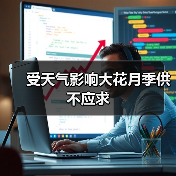 受天气影响大花月季供不应求 受天气影响大花月季供不应求