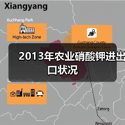 2013年农业硝酸钾进出口状况(图2) 2013年农业硝酸钾进出口状况(图2)