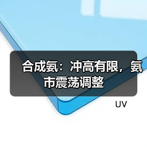 合成氨:冲高有限,氨市震荡调整(图2) 合成氨:冲高有限,氨市震荡调整(图2)
