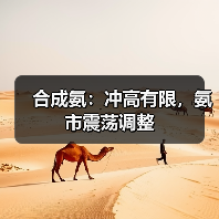 合成氨:冲高有限,氨市震荡调整(图1) 合成氨:冲高有限,氨市震荡调整(图1)