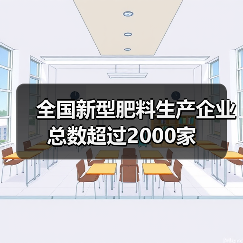 全国新型肥料生产企业总数超过2000家(图1) 全国新型肥料生产企业总数超过2000家(图1)