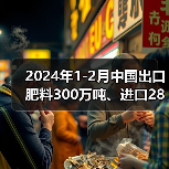 2024年1-2月中国出口肥料300万吨、进口286万吨(图3) 2024年1-2月中国出口肥料300万吨、进口286万吨(图3)