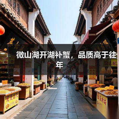 微山湖开湖补蟹，品质高于往年（图4）