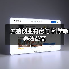养猪创业有窍门 科学喂养效益高（图2）
