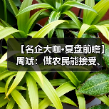 【名企大咖·复盘前瞻】周斌:做农民能接受、用得起的产品(图3) 【名企大咖·复盘前瞻】周斌:做农民能接受、用得起的产品(图3)