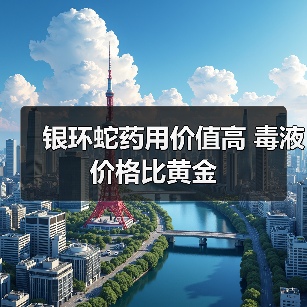 银环蛇药用价值高 毒液价格比黄金(图3) 银环蛇药用价值高 毒液价格比黄金(图3)