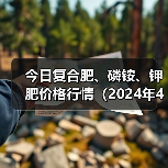 今日复合肥、磷铵、钾肥价格行情(2024年4月30日)(图2) 今日复合肥、磷铵、钾肥价格行情(2024年4月30日)(图2)