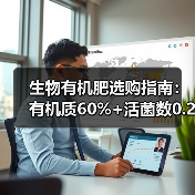 生物有机肥选购指南:有机质60%+活菌数0.2亿/g如何选择?(图2) 生物有机肥选购指南:有机质60%+活菌数0.2亿/g如何选择?(图2)