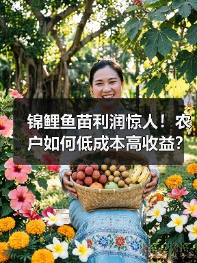 锦鲤鱼苗利润惊人!农户如何低成本高收益?(图1) 锦鲤鱼苗利润惊人!农户如何低成本高收益?(图1)