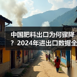 中国肥料出口为何骤降？2024年进出口数据全解析（图4）