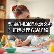 柴油机机油混水怎么办?正确处理方法详解(图3) 柴油机机油混水怎么办?正确处理方法详解(图3)