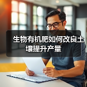 生物有机肥如何改良土壤提升产量(图2) 生物有机肥如何改良土壤提升产量(图2)