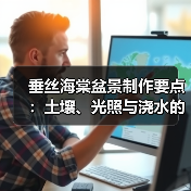 垂丝海棠盆景制作要点:土壤、光照与浇水的注意事项(图4) 垂丝海棠盆景制作要点:土壤、光照与浇水的注意事项(图4)