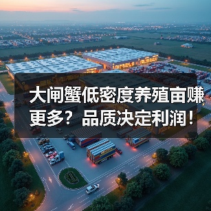 大闸蟹低密度养殖亩赚更多?品质决定利润!(图4) 大闸蟹低密度养殖亩赚更多?品质决定利润!(图4)