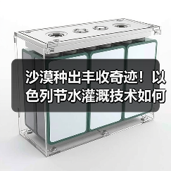 沙漠种出丰收奇迹!以色列节水灌溉技术如何实现农业飞跃?(图3) 沙漠种出丰收奇迹!以色列节水灌溉技术如何实现农业飞跃?(图3)