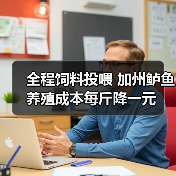 全程饲料投喂 加州鲈鱼养殖成本每斤降一元(图3) 全程饲料投喂 加州鲈鱼养殖成本每斤降一元(图3)