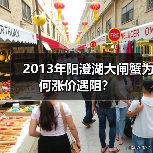 2013年阳澄湖大闸蟹为何涨价遇阻？（图1）