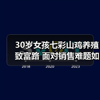 30岁女孩七彩山鸡养殖致富路 面对销售难题如何破局?(图4) 30岁女孩七彩山鸡养殖致富路 面对销售难题如何破局?(图4)
