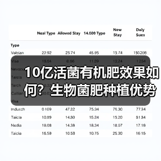 10亿活菌有机肥效果如何?生物菌肥种植优势解析(图3) 10亿活菌有机肥效果如何?生物菌肥种植优势解析(图3)