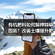 有机肥料如何解钾释磷固氮?改善土壤提升肥效(图4) 有机肥料如何解钾释磷固氮?改善土壤提升肥效(图4)