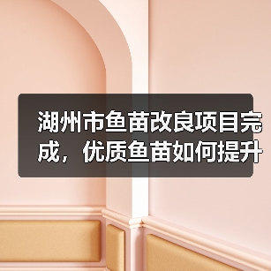 湖州市鱼苗改良项目完成,优质鱼苗如何提升养殖效益?(图3) 湖州市鱼苗改良项目完成,优质鱼苗如何提升养殖效益?(图3)