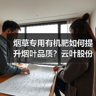 烟草专用有机肥如何提升烟叶品质?云叶股份推荐高产方案(图2) 烟草专用有机肥如何提升烟叶品质?云叶股份推荐高产方案(图2)