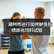 湖州市进行加州鲈鱼投喂膨化饲料试验(图4) 湖州市进行加州鲈鱼投喂膨化饲料试验(图4)