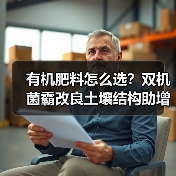 有机肥料怎么选?双机菌霸改良土壤结构助增产(图1) 有机肥料怎么选?双机菌霸改良土壤结构助增产(图1)