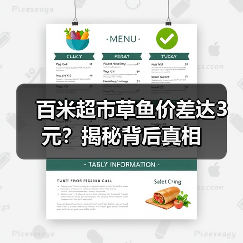 百米超市草鱼价差达3元?揭秘背后真相(图3) 百米超市草鱼价差达3元?揭秘背后真相(图3)