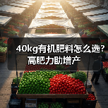 40kg有机肥料怎么选？高肥力助增产（图2）