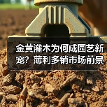 金黄灌木为何成园艺新宠？薄利多销市场前景广阔（图4）