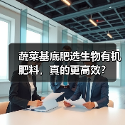 蔬菜基底肥选生物有机肥料，真的更高效？（图3）