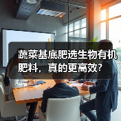 蔬菜基底肥选生物有机肥料，真的更高效？（图4）