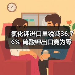 氯化钾进口量锐减36.76% 硫酸钾出口竟为零？（图1）
