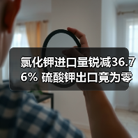 氯化钾进口量锐减36.76% 硫酸钾出口竟为零？（图4）