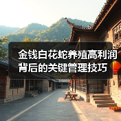 金钱白花蛇养殖高利润背后的关键管理技巧(图3) 金钱白花蛇养殖高利润背后的关键管理技巧(图3)