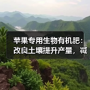 苹果专用生物有机肥:改良土壤提升产量,减少化肥依赖!(图3) 苹果专用生物有机肥:改良土壤提升产量,减少化肥依赖!(图3)