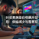 叶菜类蔬菜价格飙升背后:供给减少与春寒双重影响(图2) 叶菜类蔬菜价格飙升背后:供给减少与春寒双重影响(图2)