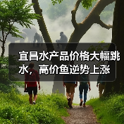 宜昌水产品价格大幅跳水,高价鱼逆势上涨(图3) 宜昌水产品价格大幅跳水,高价鱼逆势上涨(图3)