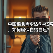 中国粮食需求达6.4亿吨，如何确保自给自足？（图1）