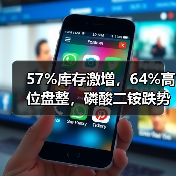 57%库存激增,64%高位盘整,磷酸二铵跌势会加速吗?(图2) 57%库存激增,64%高位盘整,磷酸二铵跌势会加速吗?(图2)