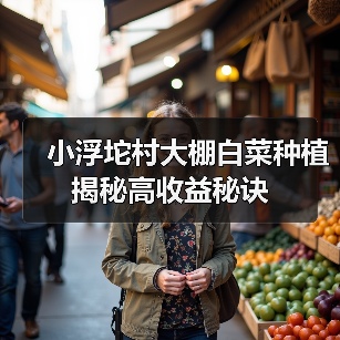 小浮坨村大棚白菜种植揭秘高收益秘诀(图2) 小浮坨村大棚白菜种植揭秘高收益秘诀(图2)