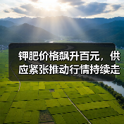 钾肥价格飙升百元,供应紧张推动行情持续走高(图1) 钾肥价格飙升百元,供应紧张推动行情持续走高(图1)