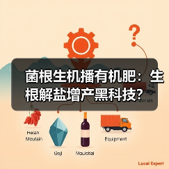 菌根生机播有机肥:生根解盐增产黑科技?(图2) 菌根生机播有机肥:生根解盐增产黑科技?(图2)