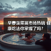 早春菠菜苗市场热销 健康吃法你掌握了吗？（图1）
