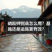硝酸钾到底怎么用?基施还是追施更有效?(图1) 硝酸钾到底怎么用?基施还是追施更有效?(图1)